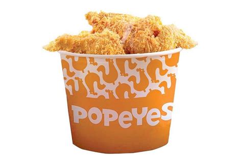 bucket of popeyes chicken