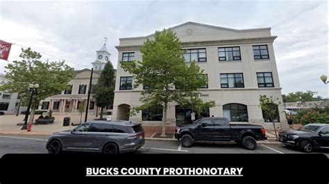 bucks county pa prothonotary fees