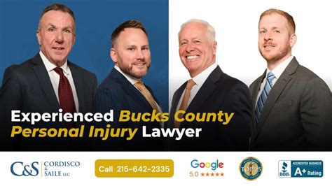 bucks county personal injury lawyer ratings