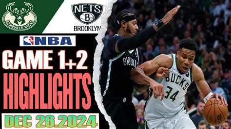 Bucks Nets Highlights