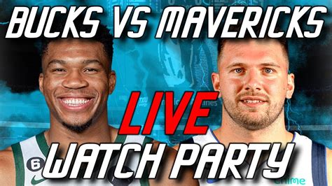 bucks vs mavs live stream