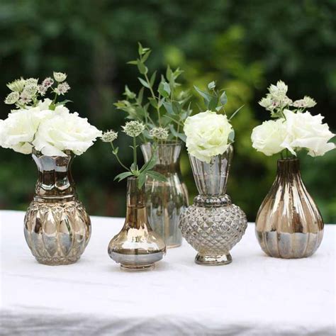 Bud Vases At Wedding