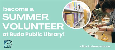 Buda Library Volunteer