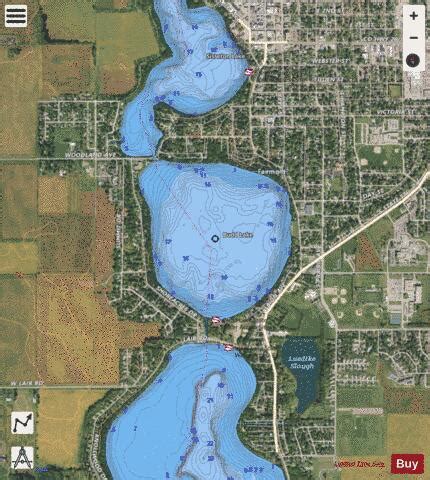 Budd Lake Fishing Map