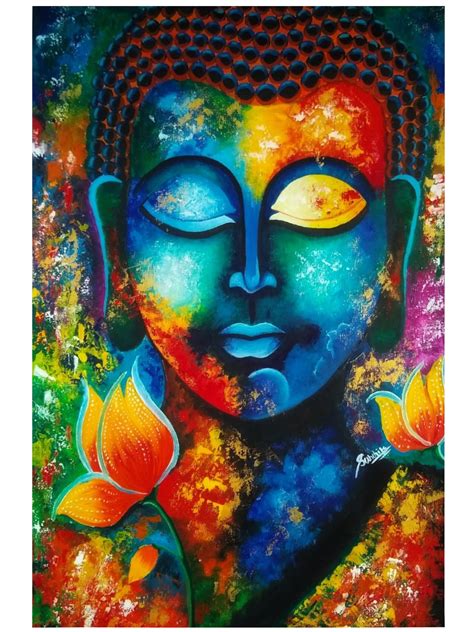 Buddha On Canvas