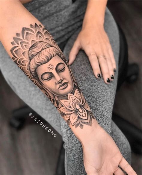 Fifteen Awesome Buddha Tattoos for Women SheIdeas