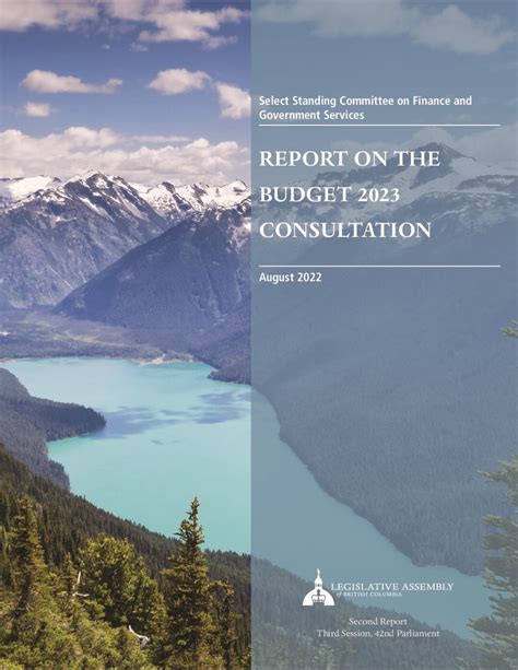 budget 2023 consultation report