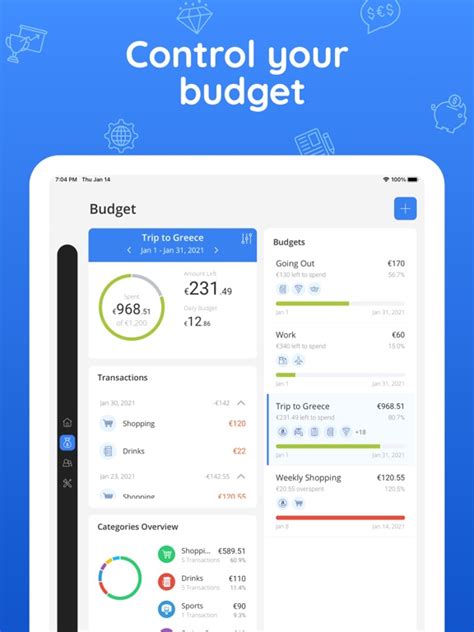 budget app for ipad