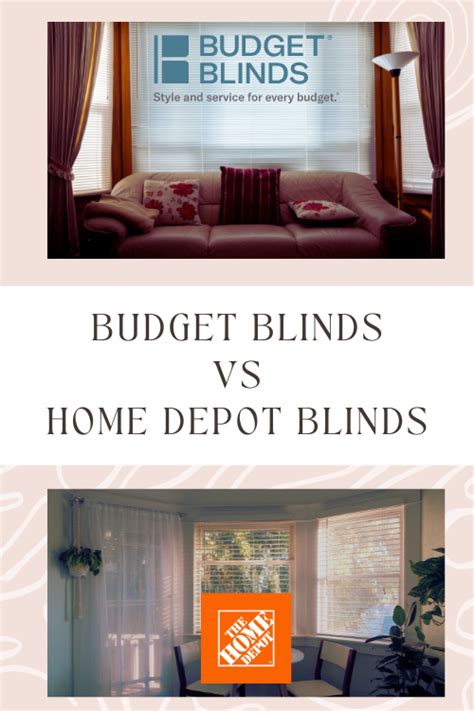 Budget Blinds vs Home Depot: Which Offers Better Value for Your Window Treatments Budget?