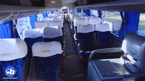 Budget bus interior
