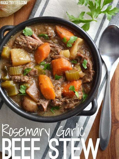 budget bytes rosemary beef stew