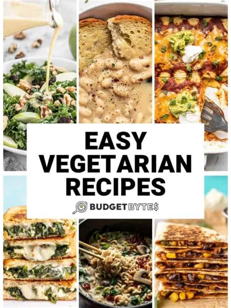 budget bytes vegetarian recipes