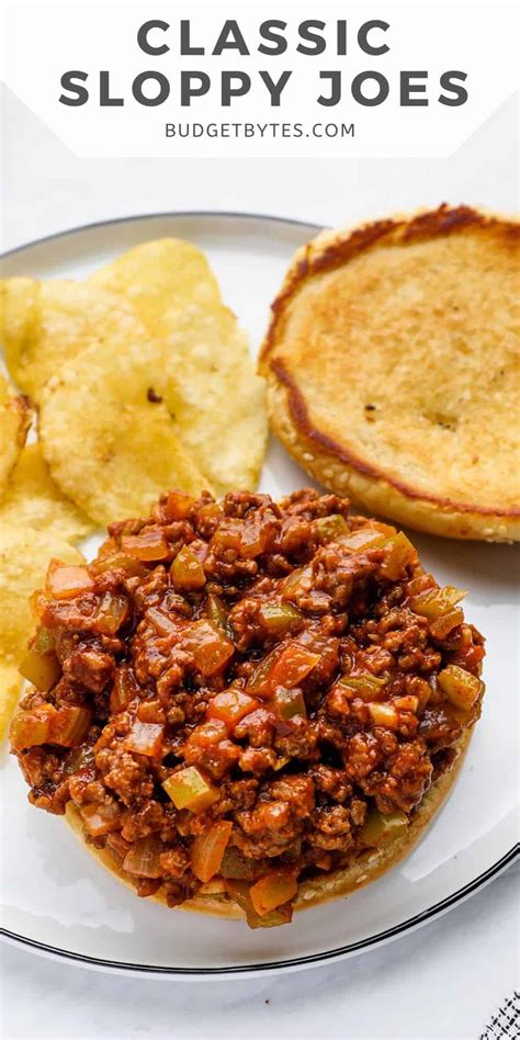 budget bytes vegetarian sloppy joes