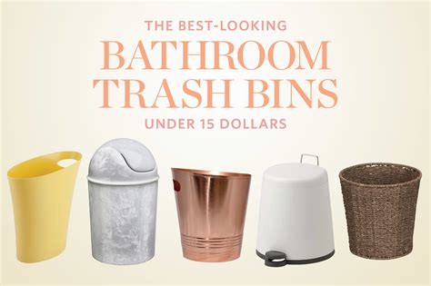 The 5 Best Bathroom Trash Cans