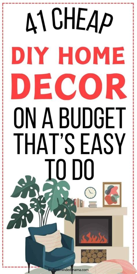 budget home decor creative tips