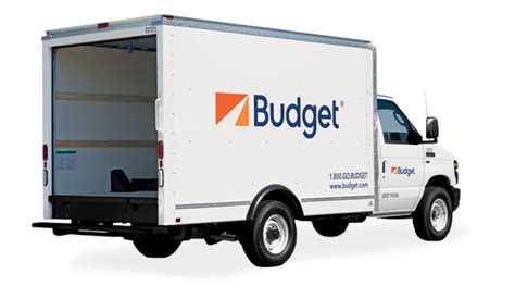 budget moving van rental