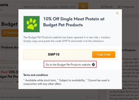 Budget Pet Product Coupon Code