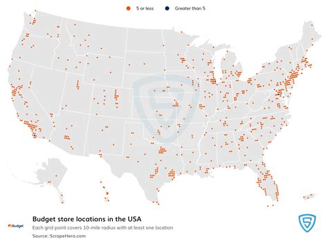 budget truck rental locations map