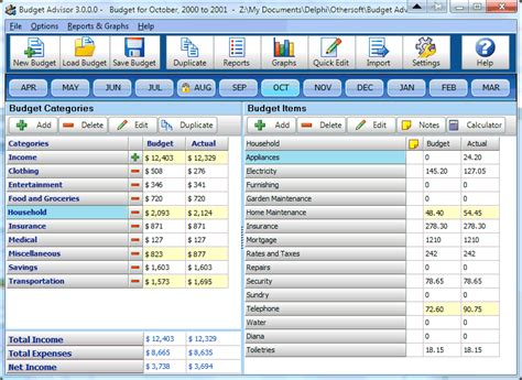 budgeting software freeware