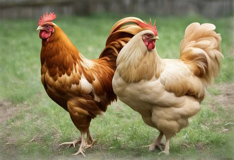 buff orpington hen vs rooster