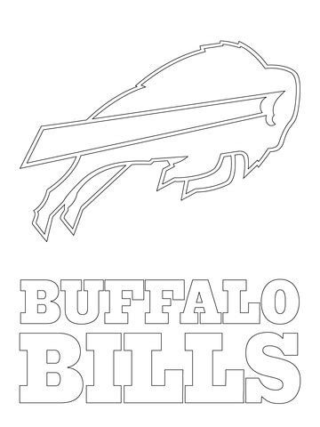 buffalo bills logo to color