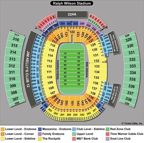 buffalo bills stadium seating chart view