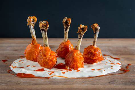 Buffalo Chicken Lollipops