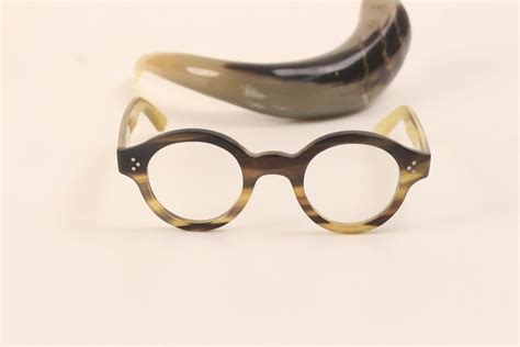 buffalo horn eyeglass frames