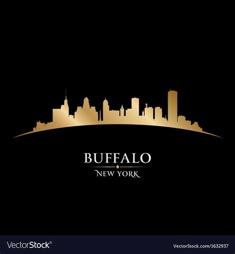 buffalo ny skyline silhouette
