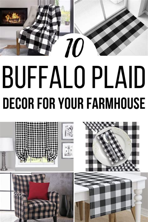 buffalo plaid decorating