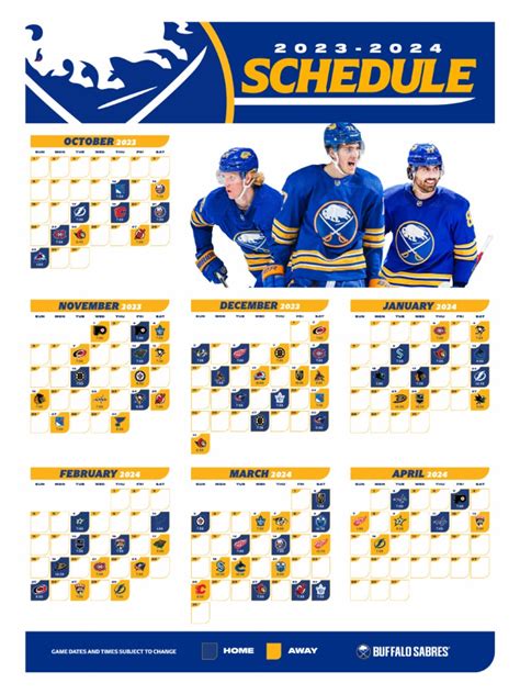 buffalo sabres schedule results