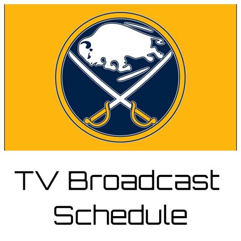 buffalo sabres tv schedule today