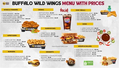 buffalo wild wings williston menu
