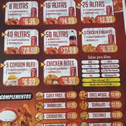 Buffalo Wings Guaynabo Menu