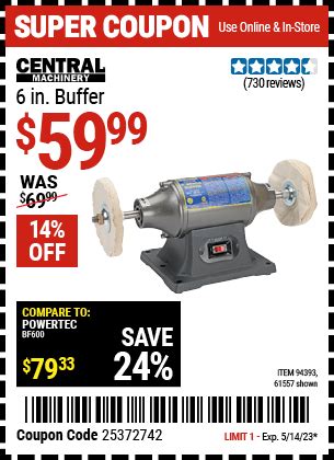 Buffer For Sale Harbor Freight