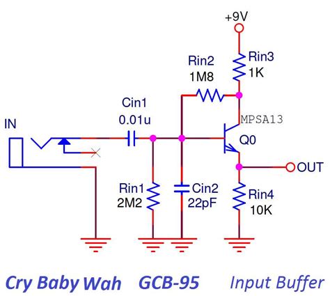 Buffer Pedal Circuit