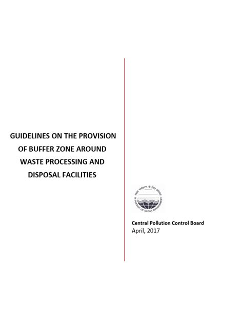 Buffer Zone Guidelines