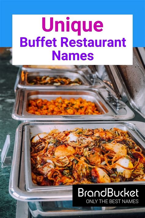 Buffet Food Names