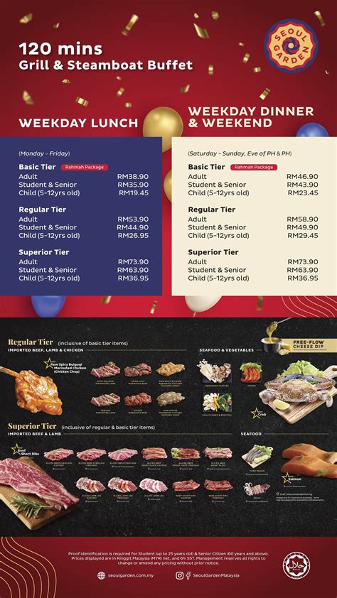 buffet garden buffet price