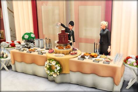 Buffet Tables In Sims 4