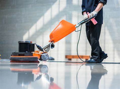 buffing and waxing floors