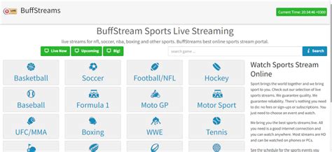 buffstream live nfl streams