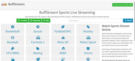 buffstreams tv live stream football