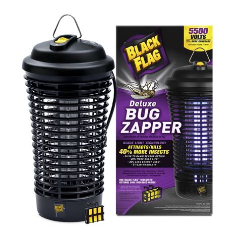 Bug Zapper Black Flag