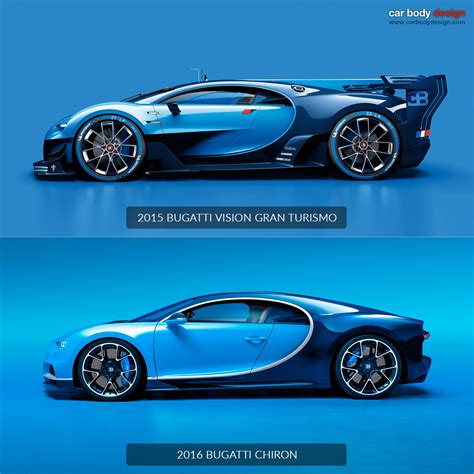 +27 Bugatti Chiron Vs Bugatti Vision 2023