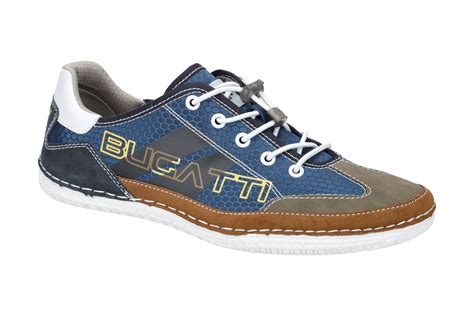 Bugatti Mens Silvan Dark Blue Elasticated Lace Shoe Millars Shoe Store