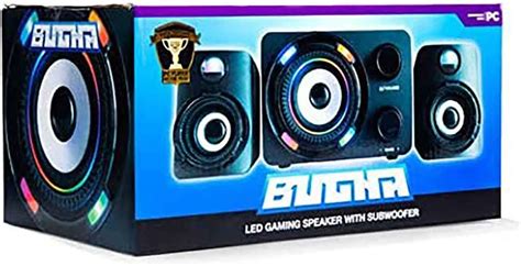 Bugha Exclusive LED Gaming Speakers & Subwoofer Set Etsy