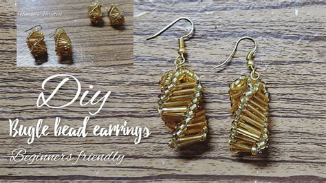 Bugle Bead Earrings Tutorial