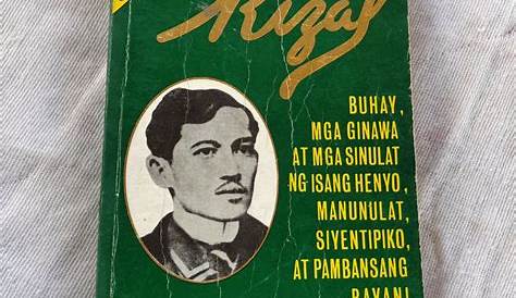 Filipino talahanayan ng buhay, ginawa, at mga sinulat ni jose rizal
