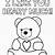 build a bear coloring page